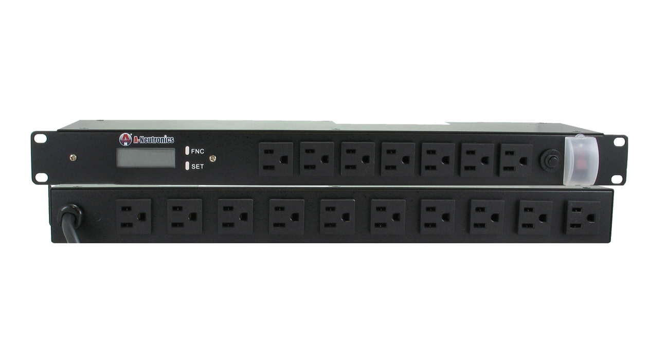 A-Neutronics MS-1215-S6 12 Outlet Surge Protected Rackmount Power Strip 